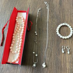 REAL Pearl Jewelry Set