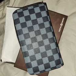 New Black Grey Credit Card Wallet 