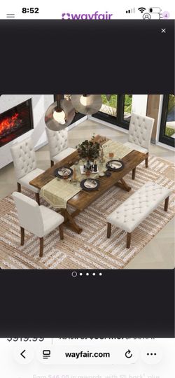 WOOD DINING NEW IN BOX