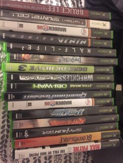 Xbox games 16 total