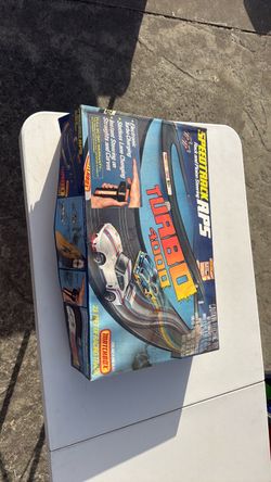 Matchbox vintage Speedtrack RPS Turbo 4000 Racing Set