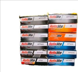 *Lot of 48 New Autolite Spark Plugs  Assorted