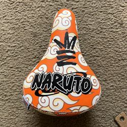 Small Orange Naruto Theme Elite Bmx Brand Bike Seat