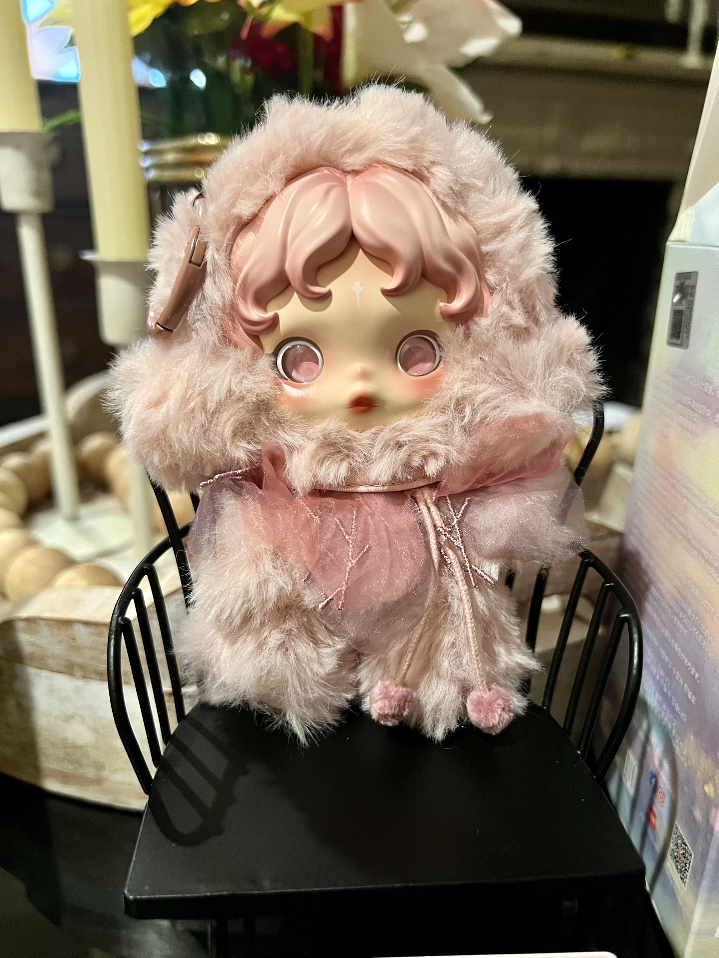 Pop Mart SKULLPANDA L'impressionnisme Series Plush Doll Pendant Windflower
