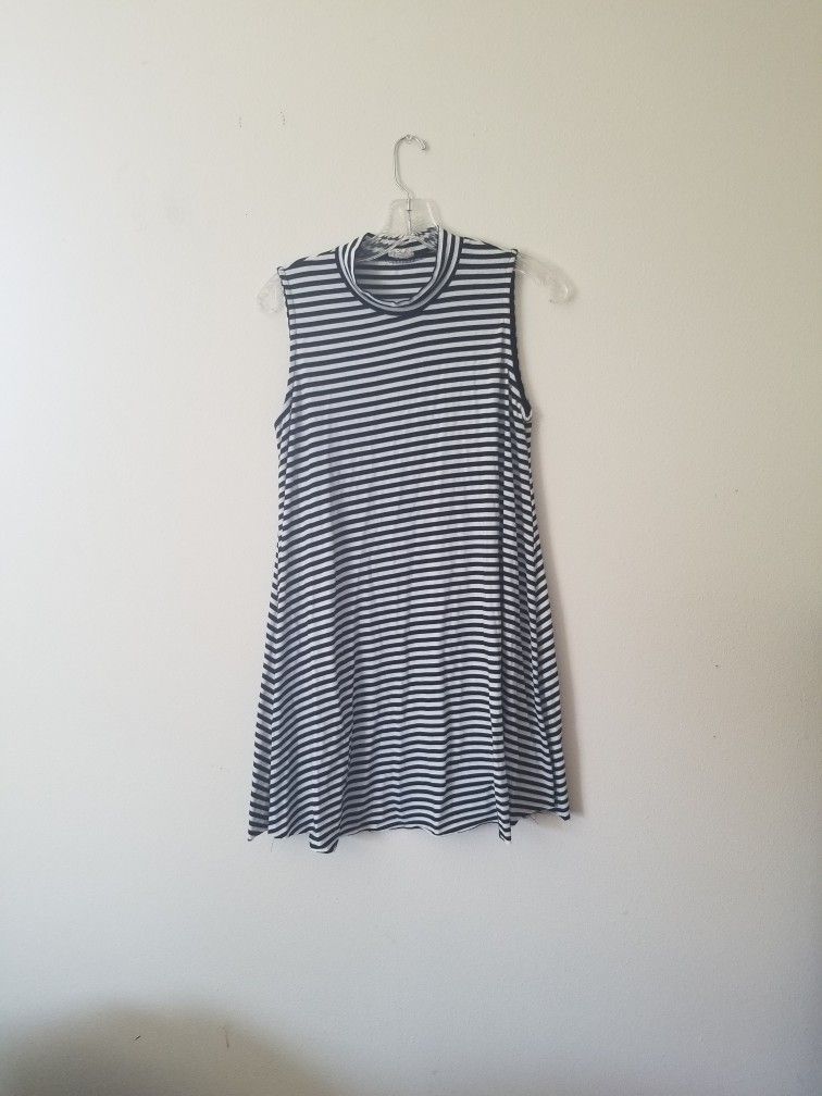 Stripe Sleeveless Dress