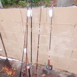  (Vintage)Deep  Ocean Fishing Poles 