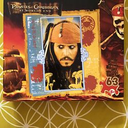 Pirates of the Caribbean At World’s End 63 Pieces Puzzle - Jack Sparrow