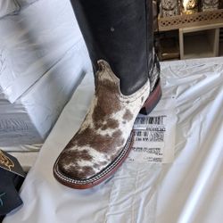 Botas De Piel De Pelo De Vaca 