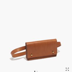 New! Madwell Brown Leather Waist Belt Bag 