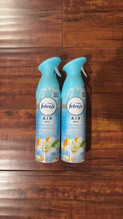 Febreze Air Mist Refresh & Energize; Instantly Fights Odors: Rejuvenating Water Scent; 8.1 oz Each (2 For $6)
