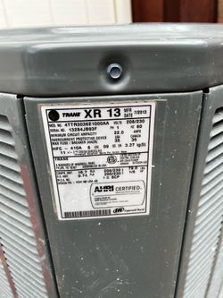 Trane XR 13 air conditioner unit