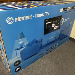 Element 58” 4K ROKU SMART TV 