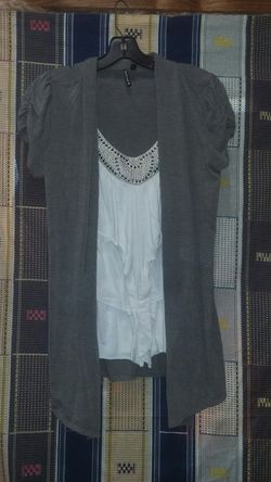 HeartSoul(XL) tanktop style cardigan