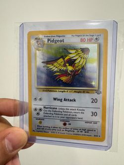 Pokemon Pidgeot 8/64 Jungle Holo Rare 1999 Vintage English Unlimited