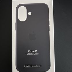 Apple iPhone 17 Silicone Magsafe Case Black