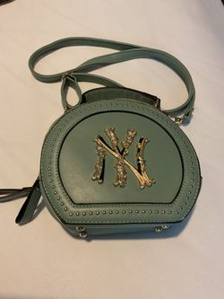 New York Teal Mini Hand Bag