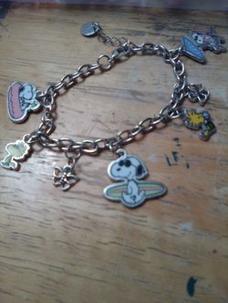 Snoopy charm bracelet homemade