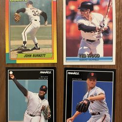 80s-90s San Francisco Giants Baseball Cards