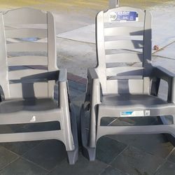 Gray Big Easy Rocking Chairs 