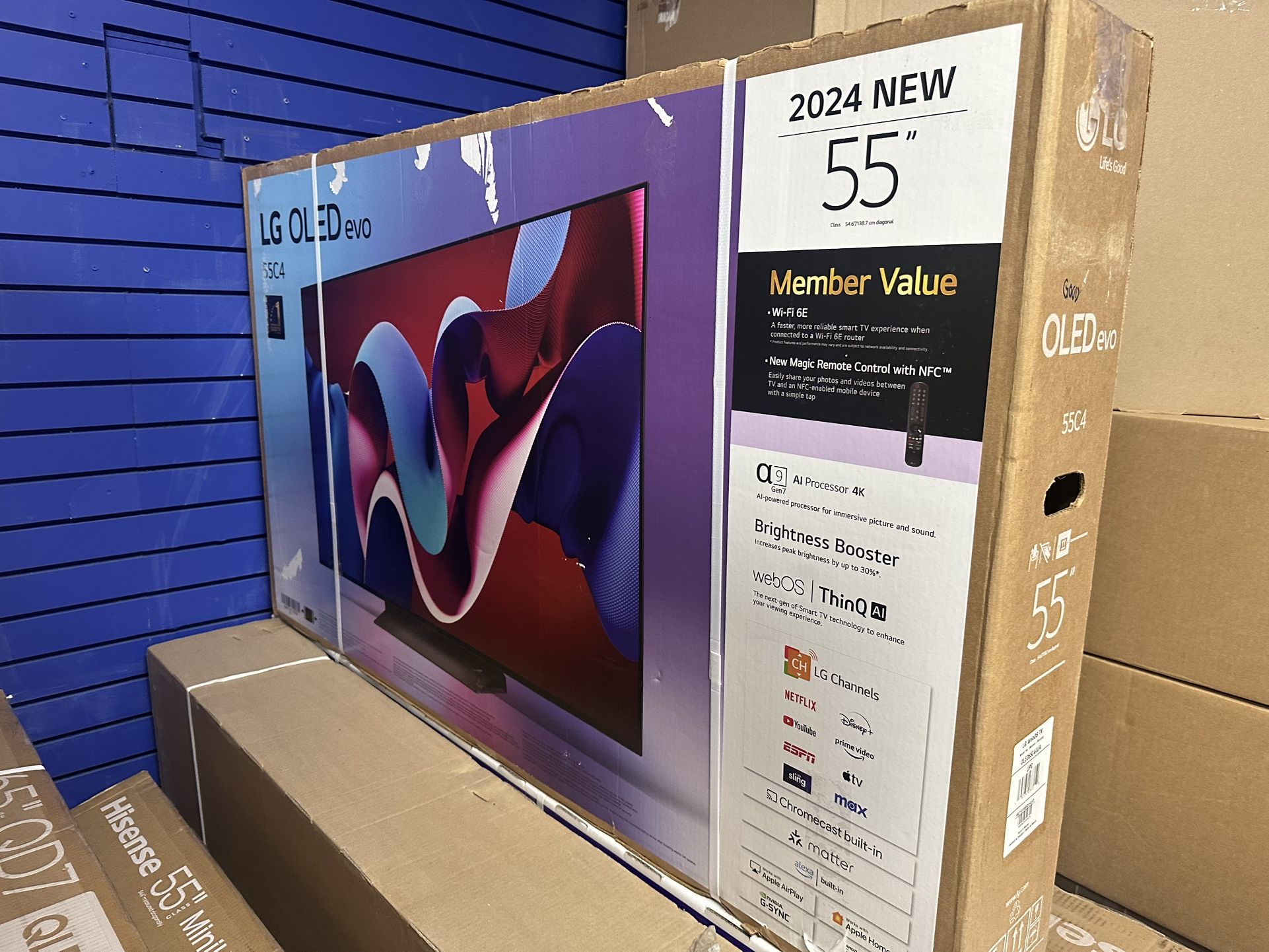 55” LG C4 OLED 4K UHD Smart Tv