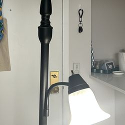 Bronze floor lamp - like-new condition