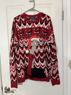 Women’s ugly Christmas Sweater Red Size L