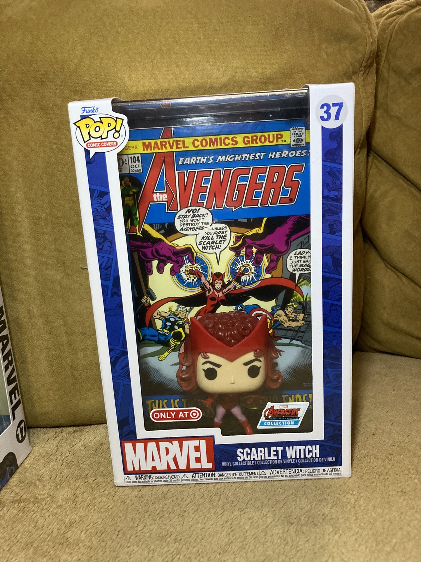 Funko Pop Comic Book Cover With Case Marvel -Scarlet Witch New