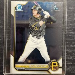 2022 Bowman Chrome Jack Sunwinski 1st Bowman Rookie Baseball Card #BCP-84