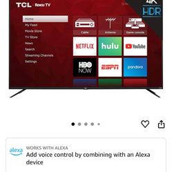 75” 4k Smart Roku Tv 