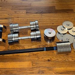 North Deer Adjustable Dumbbell Set – 100+ lbs Total