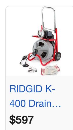 Ridgid K400 3/8 75ft