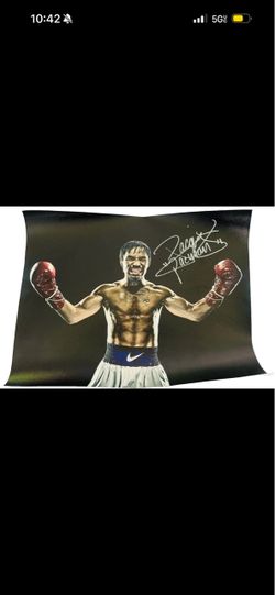 Manny Pac-Man Pacquiao Autographed Signed 11 x 14 Photo Picture Team Pacquiao