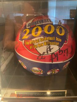 $375.00 HARLEM GLOBE TROTTERS (SIGNED BALL)