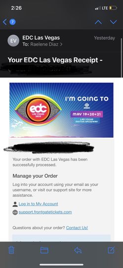 Edc Ticket