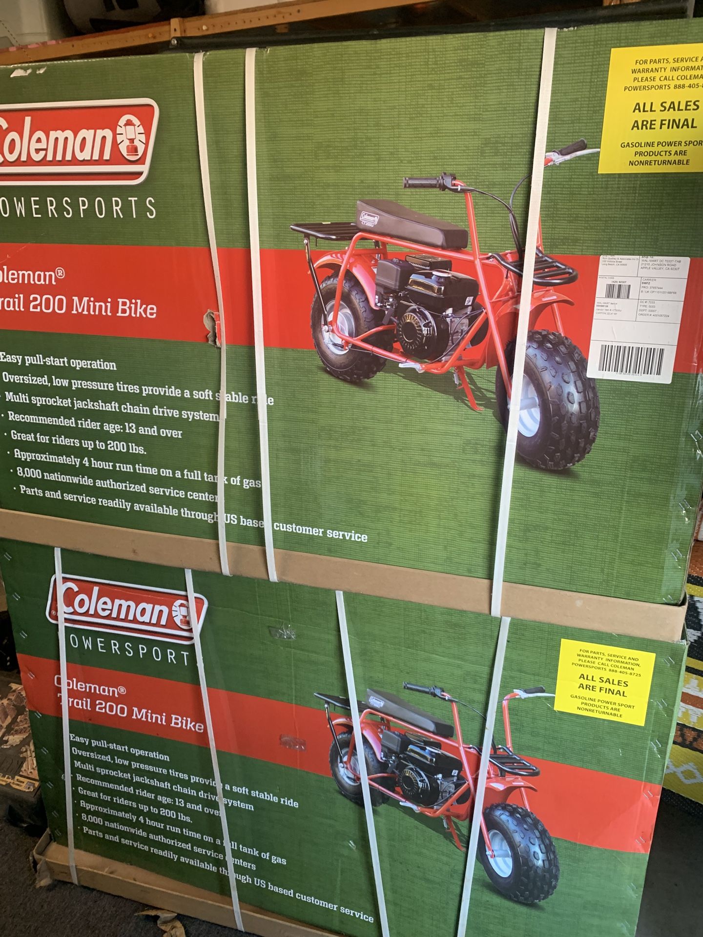 Coleman CT200u Mini bikes