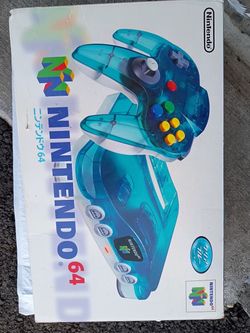JP blue and clear N64