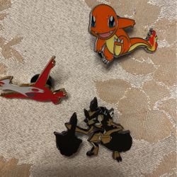 Pokémon Official Pins -4 Pieces