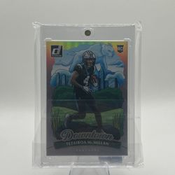 2025 Panini Donruss Downtown Tetairoa McMillan Panthers Rookie Insert #15