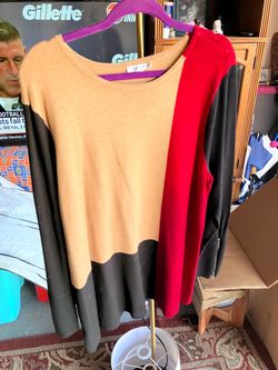 Chico Color Block Knit Sweater Top