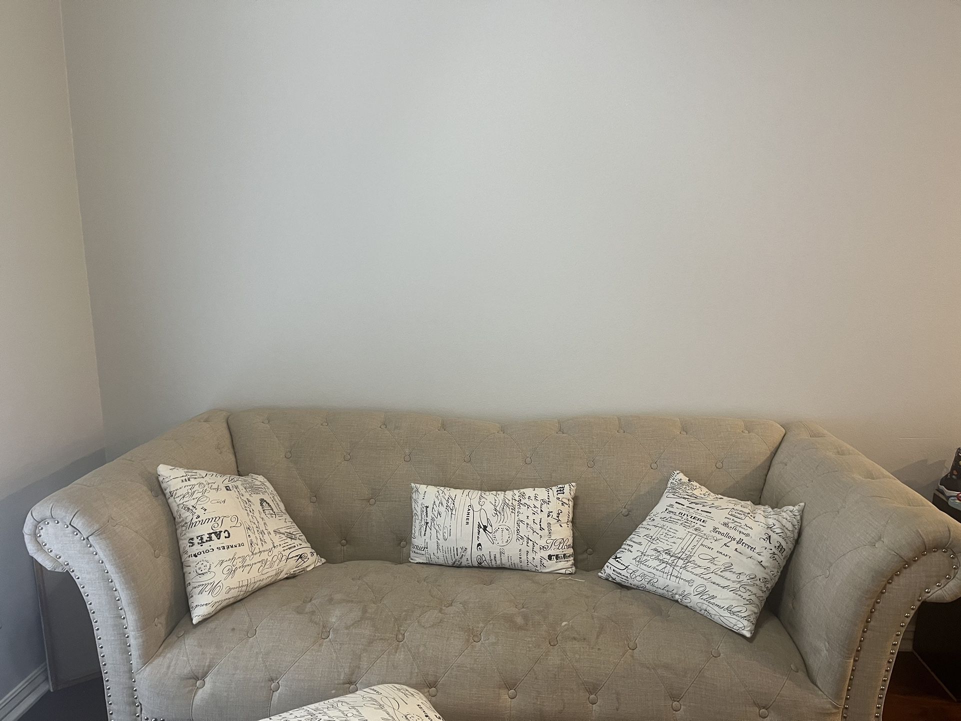 Couch and Ottoman For Sale 