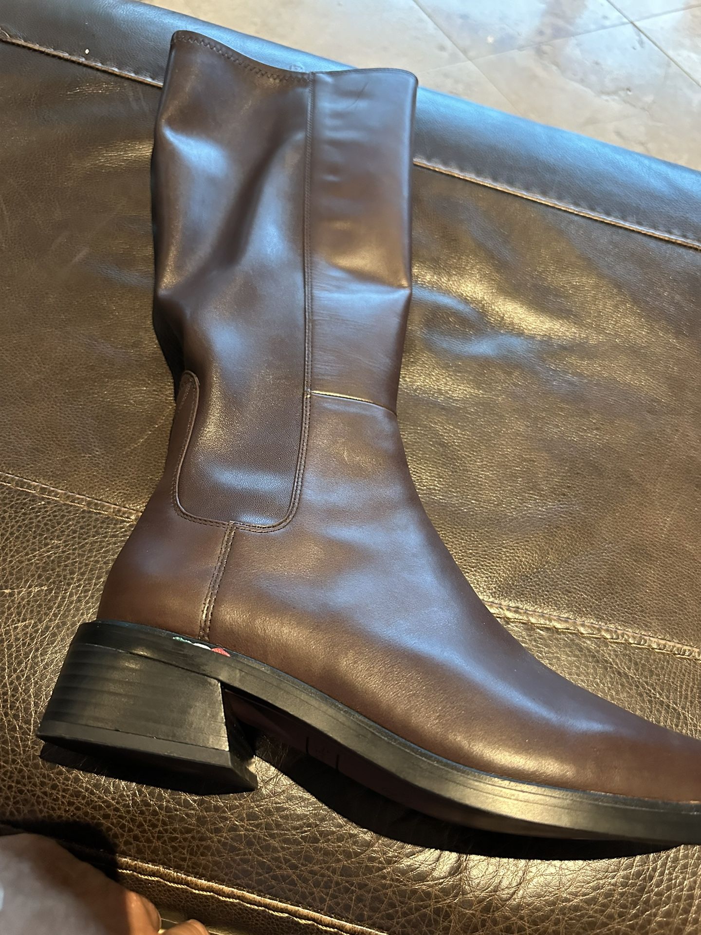 Franco Sarto Leather Boots 9.5w