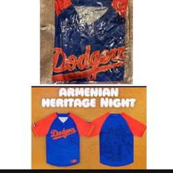 Los Angeles Dodgers Armenian Heritage Jersey 2024 Size XL Medium DODGERS STADIUM SGA