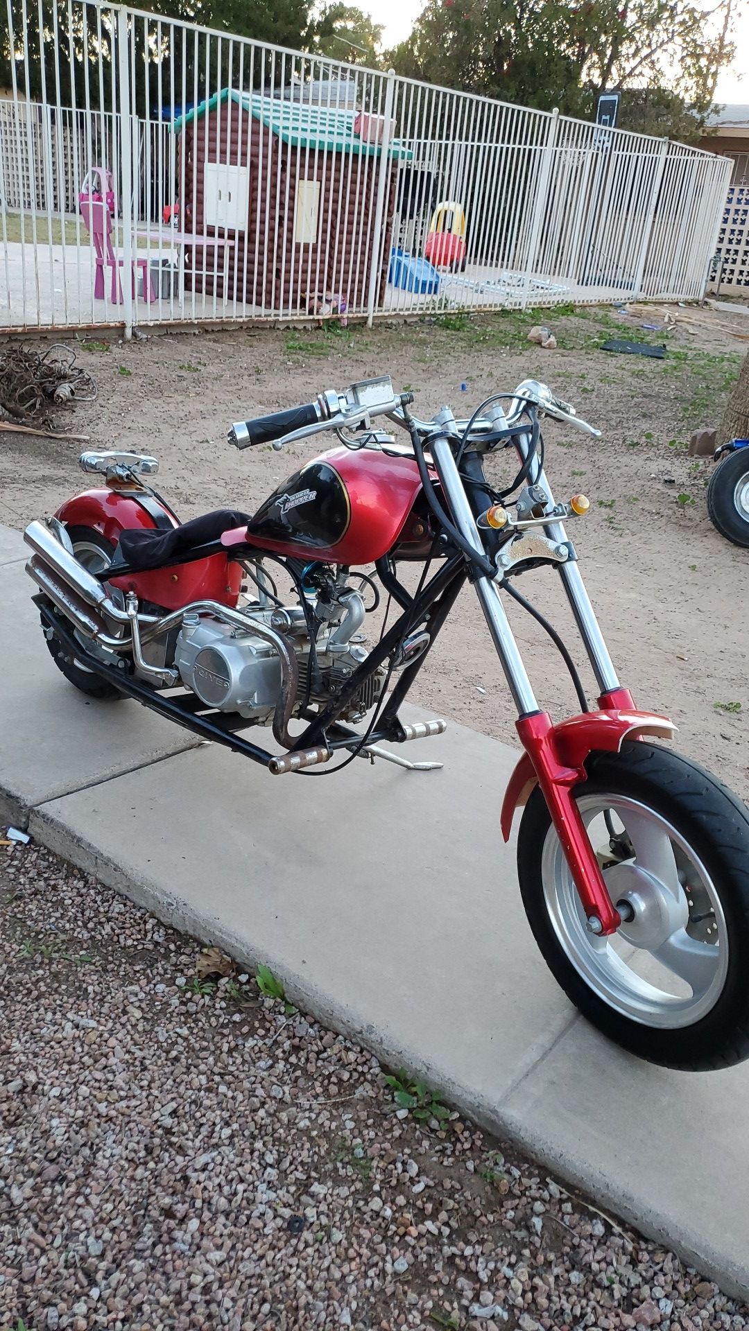 Diablo Mini chopper 125CC semi automatic