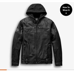 Harley Davidson Leather Jacket!!
