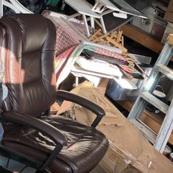 Leather office chair