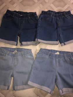 4T Cat & Jack Toddler Girl Bermuda Shorts (5 Pairs)