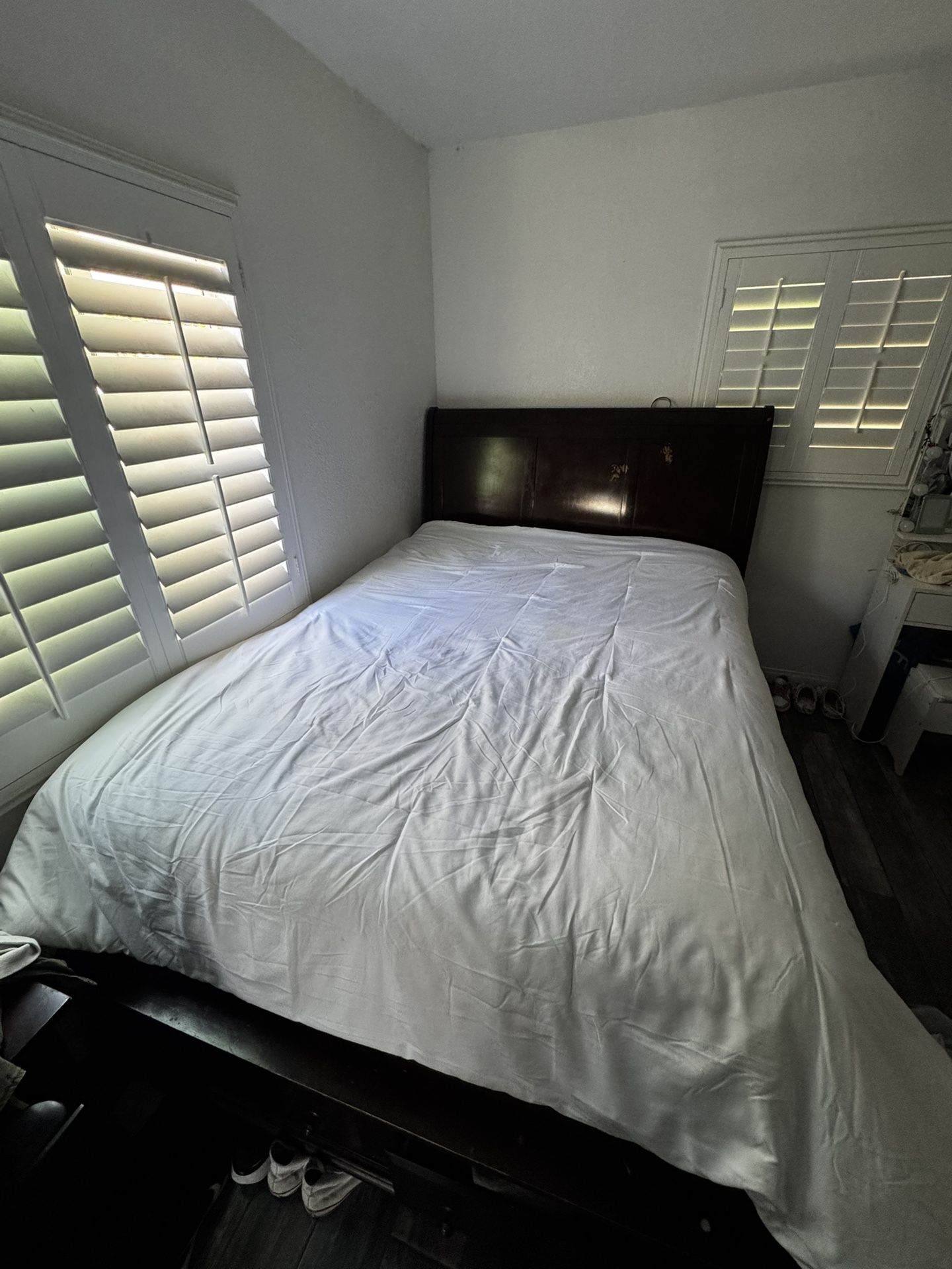 Bed Frame, and mattresses