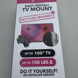 Easy no stud TV mount