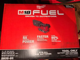 Milwaukee M18 FUEL 3x18 Belt Sander Tool Only