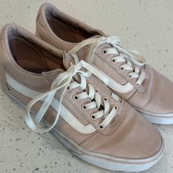 Vans Old Skool Skate Shoes Light Blush Pink Original Size 8 Womens Shoes Footwear